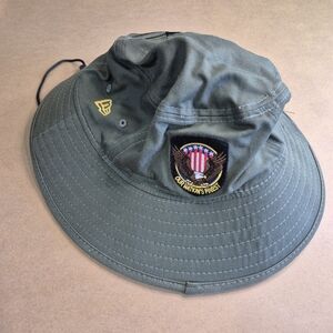 New Era Olive Green Bucket Hat with Embroidered Colorado Rockies Patch